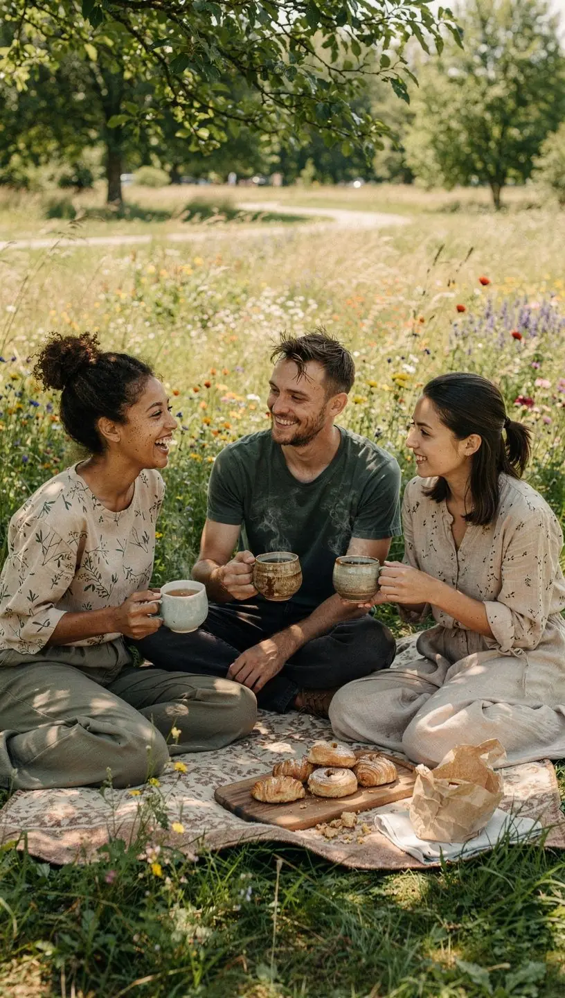 Stiklinė arbatinė su žolelių arbata, šalia kurios padėtas termometras ir žvakė, simbolizuojantys komfortą ir sveikatą.